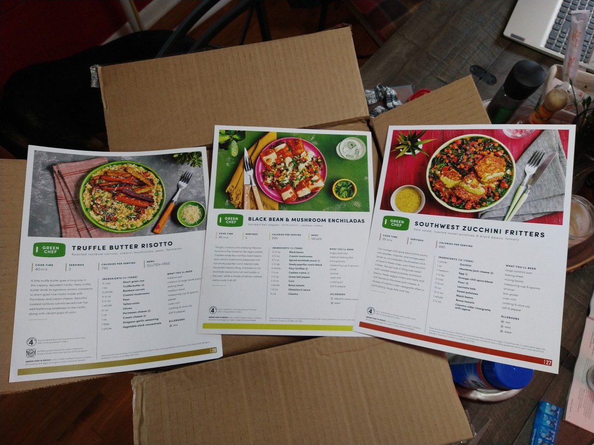 My First Four Weeks of Green Chef (Plant&nbsp;Powered)